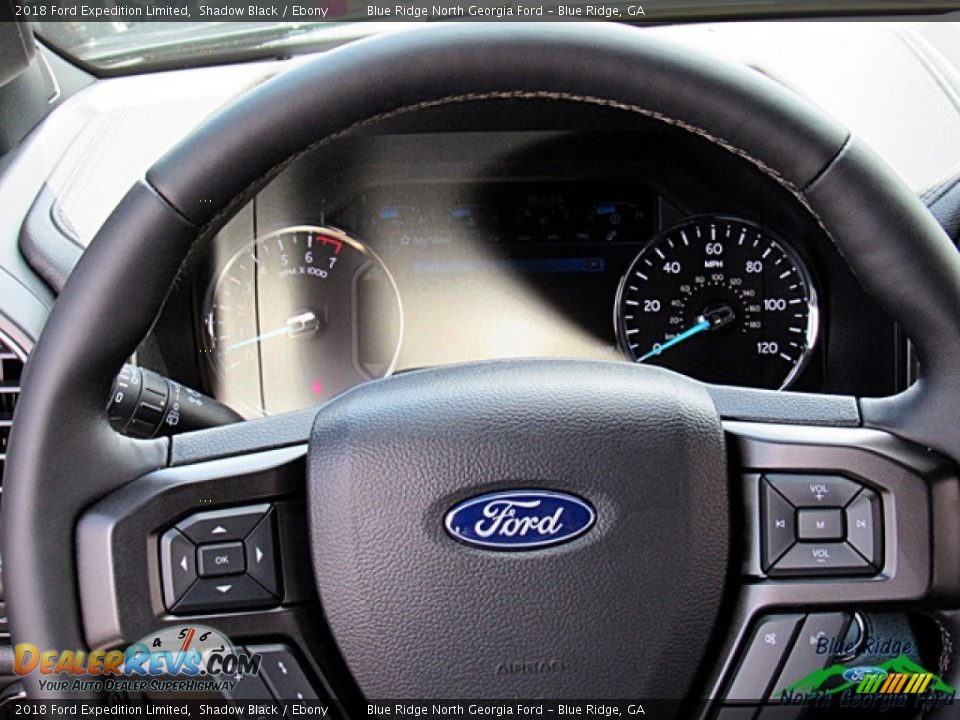 2018 Ford Expedition Limited Shadow Black / Ebony Photo #15