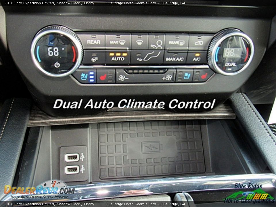 2018 Ford Expedition Limited Shadow Black / Ebony Photo #20