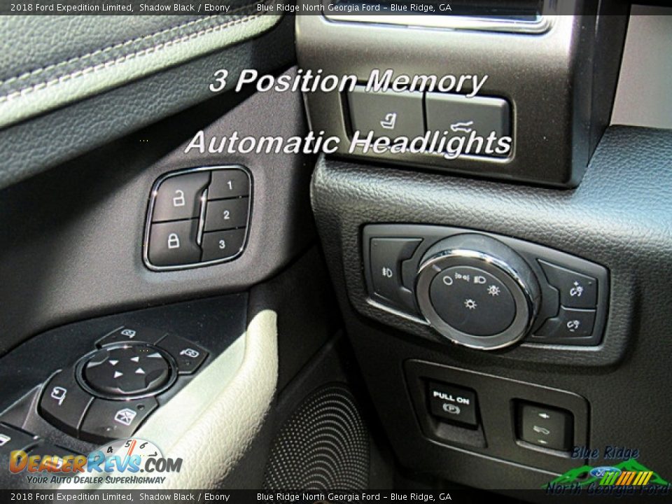 2018 Ford Expedition Limited Shadow Black / Ebony Photo #21