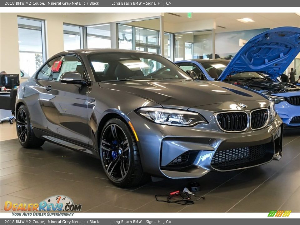 2018 BMW M2 Coupe Mineral Grey Metallic / Black Photo #12
