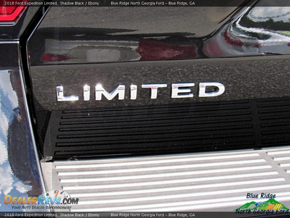 2018 Ford Expedition Limited Shadow Black / Ebony Photo #35