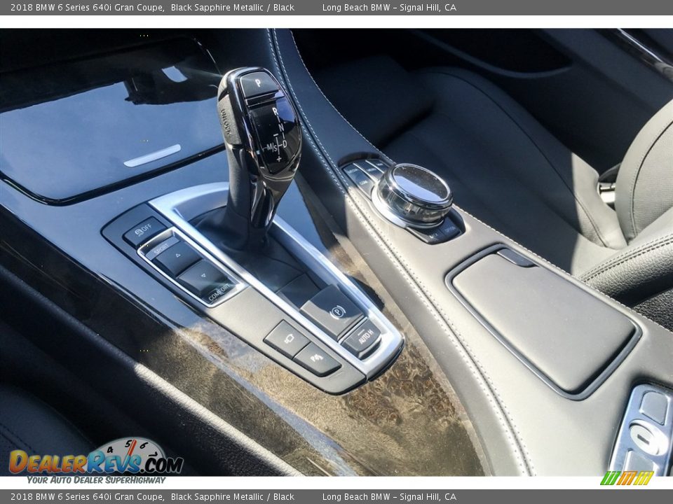 2018 BMW 6 Series 640i Gran Coupe Black Sapphire Metallic / Black Photo #7