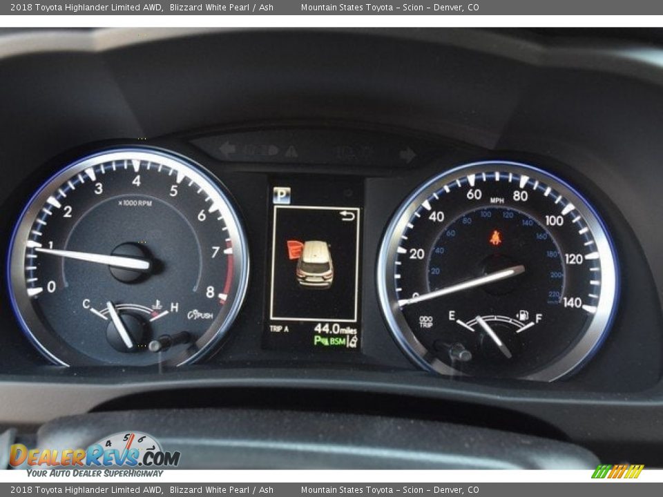 2018 Toyota Highlander Limited AWD Blizzard White Pearl / Ash Photo #32