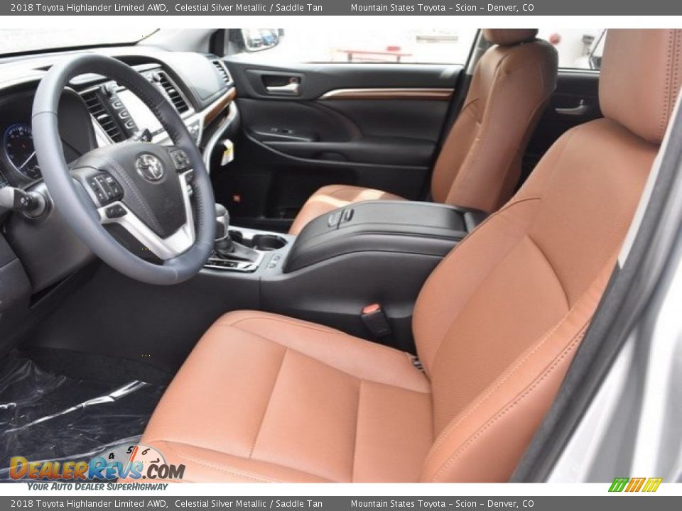 2018 Toyota Highlander Limited AWD Celestial Silver Metallic / Saddle Tan Photo #6