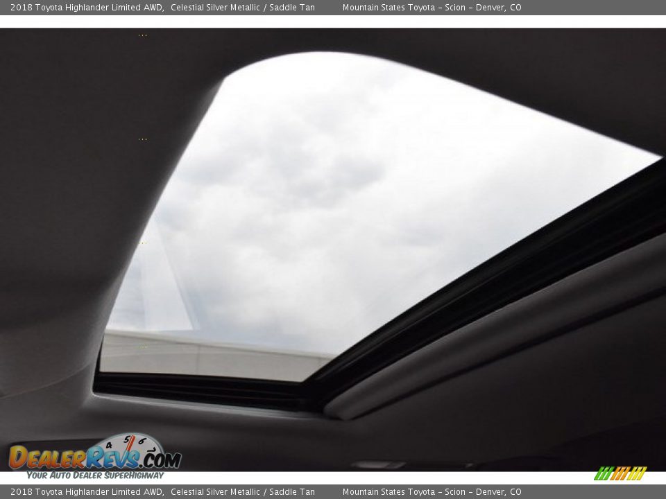 2018 Toyota Highlander Limited AWD Celestial Silver Metallic / Saddle Tan Photo #9