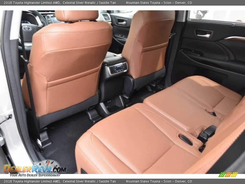 2018 Toyota Highlander Limited AWD Celestial Silver Metallic / Saddle Tan Photo #14