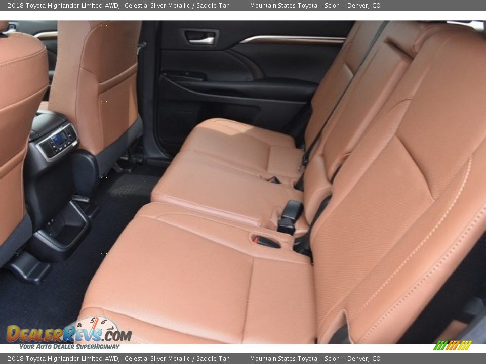2018 Toyota Highlander Limited AWD Celestial Silver Metallic / Saddle Tan Photo #15