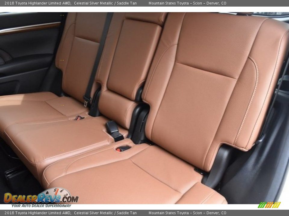 2018 Toyota Highlander Limited AWD Celestial Silver Metallic / Saddle Tan Photo #16