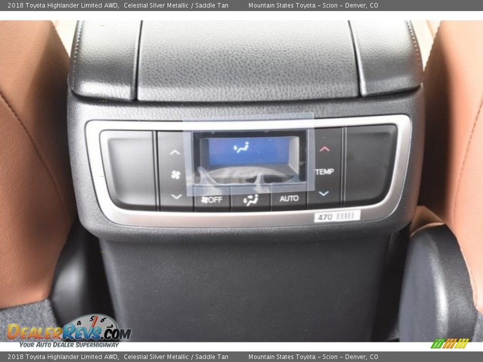 2018 Toyota Highlander Limited AWD Celestial Silver Metallic / Saddle Tan Photo #17