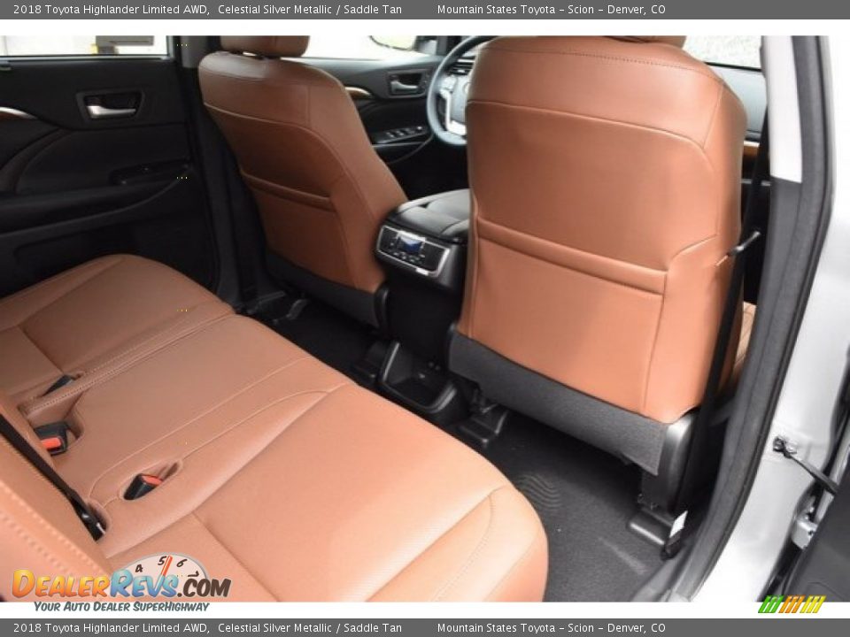 2018 Toyota Highlander Limited AWD Celestial Silver Metallic / Saddle Tan Photo #18