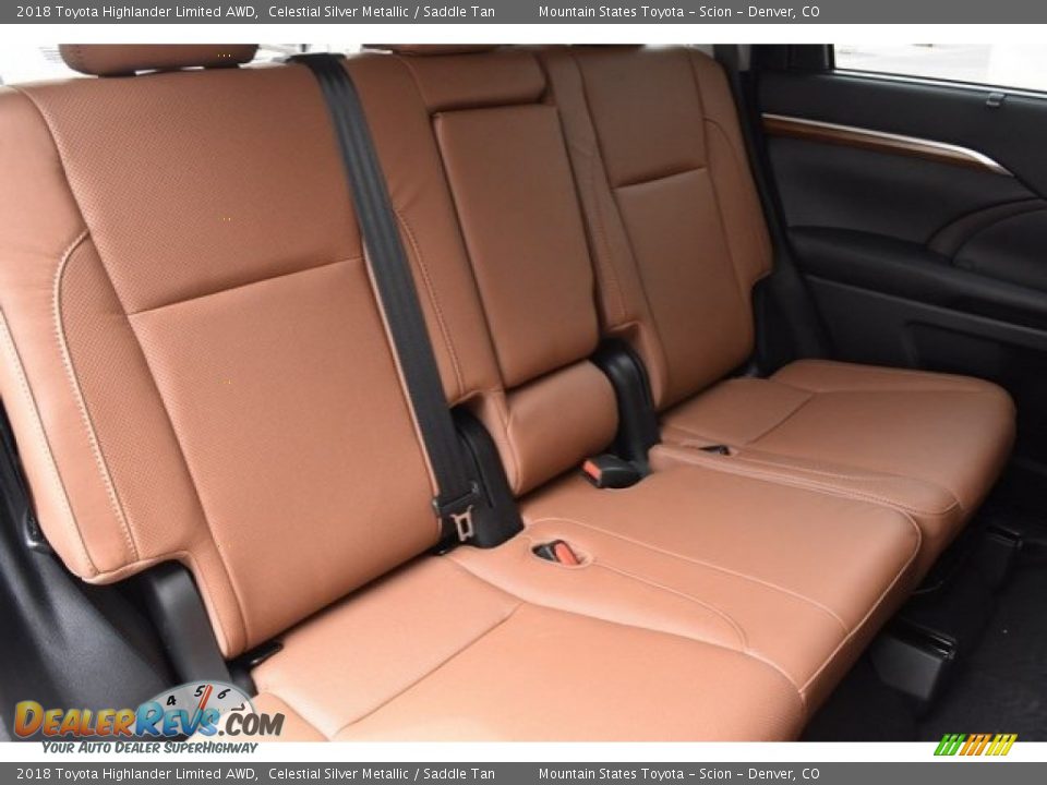 2018 Toyota Highlander Limited AWD Celestial Silver Metallic / Saddle Tan Photo #20