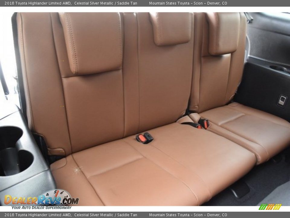 2018 Toyota Highlander Limited AWD Celestial Silver Metallic / Saddle Tan Photo #21