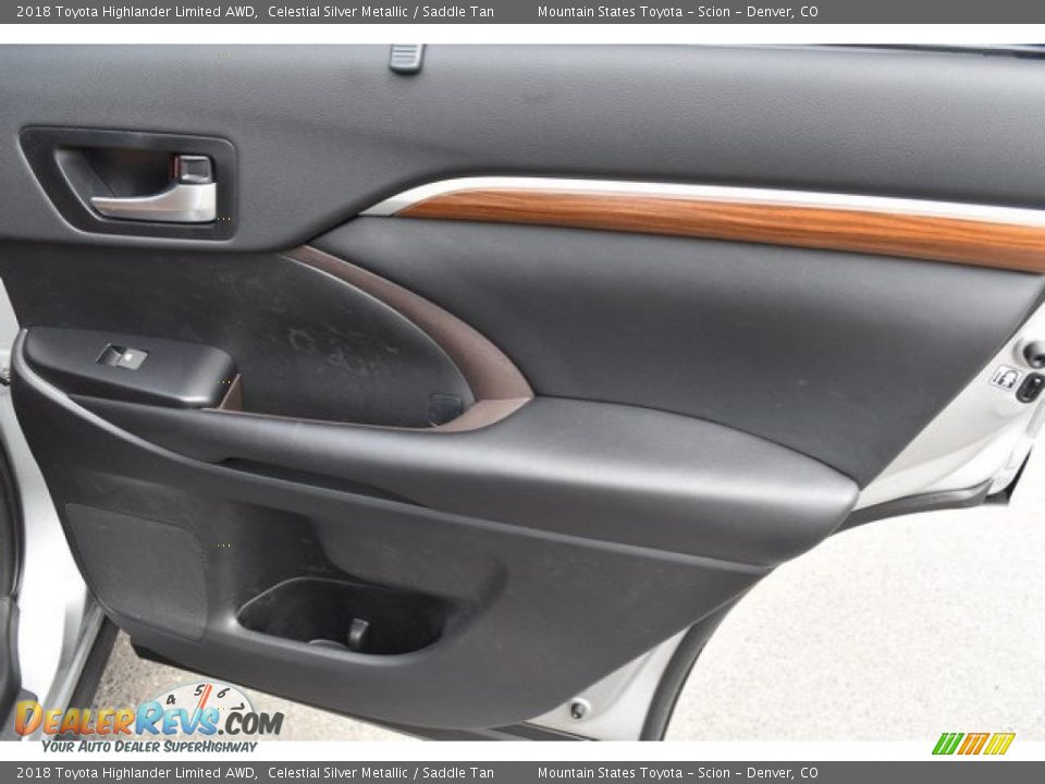 2018 Toyota Highlander Limited AWD Celestial Silver Metallic / Saddle Tan Photo #26