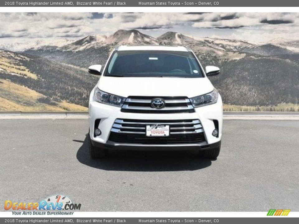 2018 Toyota Highlander Limited AWD Blizzard White Pearl / Black Photo #2