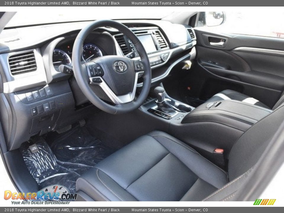 2018 Toyota Highlander Limited AWD Blizzard White Pearl / Black Photo #5