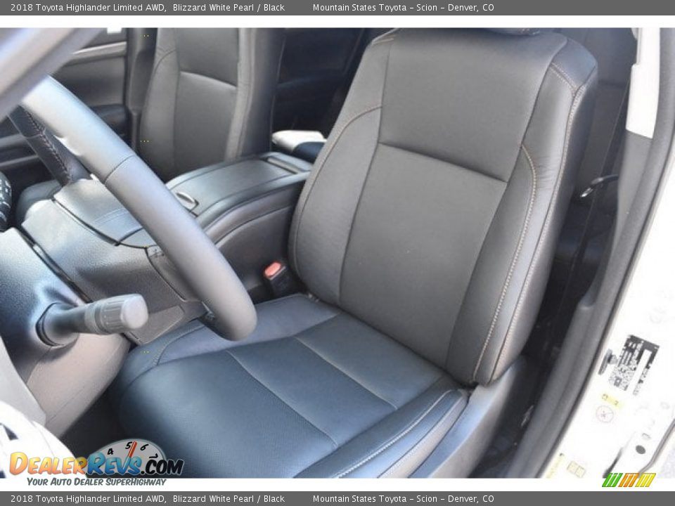 2018 Toyota Highlander Limited AWD Blizzard White Pearl / Black Photo #7