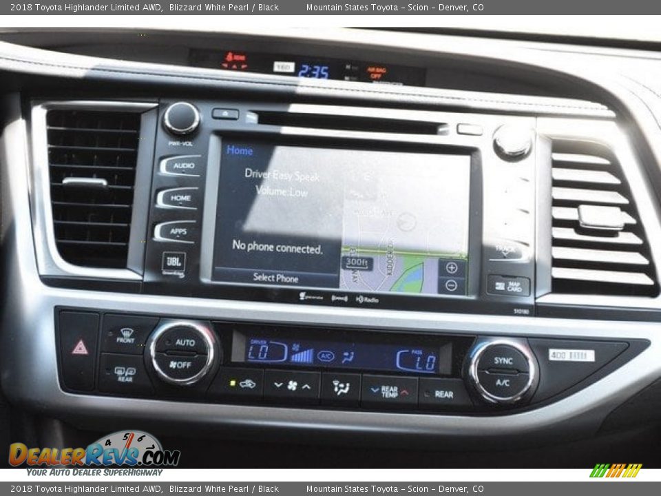 2018 Toyota Highlander Limited AWD Blizzard White Pearl / Black Photo #10