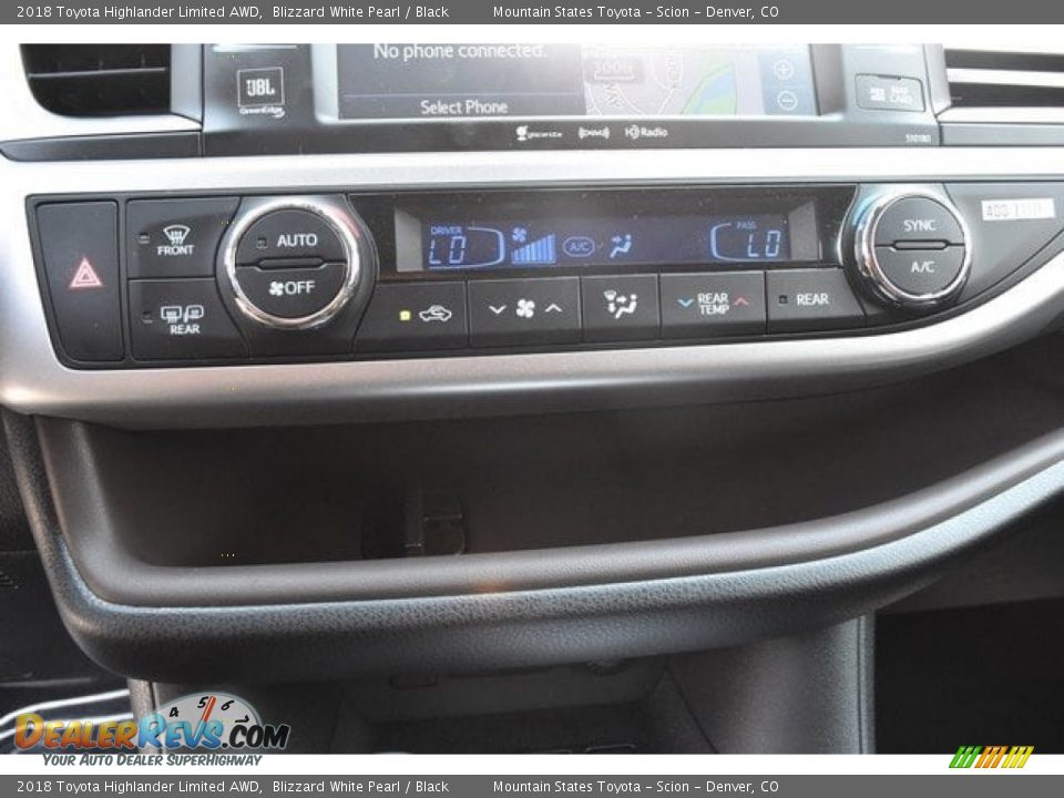 2018 Toyota Highlander Limited AWD Blizzard White Pearl / Black Photo #33