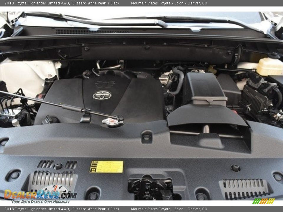 2018 Toyota Highlander Limited AWD Blizzard White Pearl / Black Photo #35