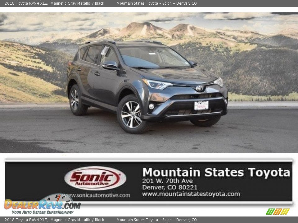 2018 Toyota RAV4 XLE Magnetic Gray Metallic / Black Photo #1