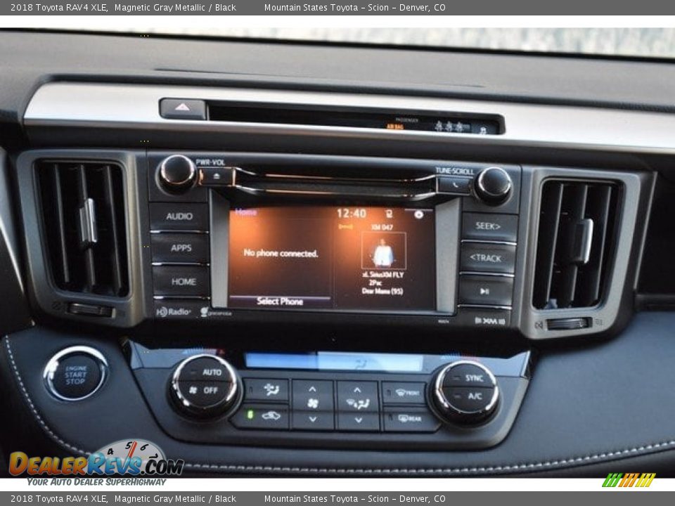 2018 Toyota RAV4 XLE Magnetic Gray Metallic / Black Photo #10
