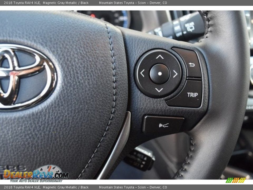 2018 Toyota RAV4 XLE Magnetic Gray Metallic / Black Photo #28