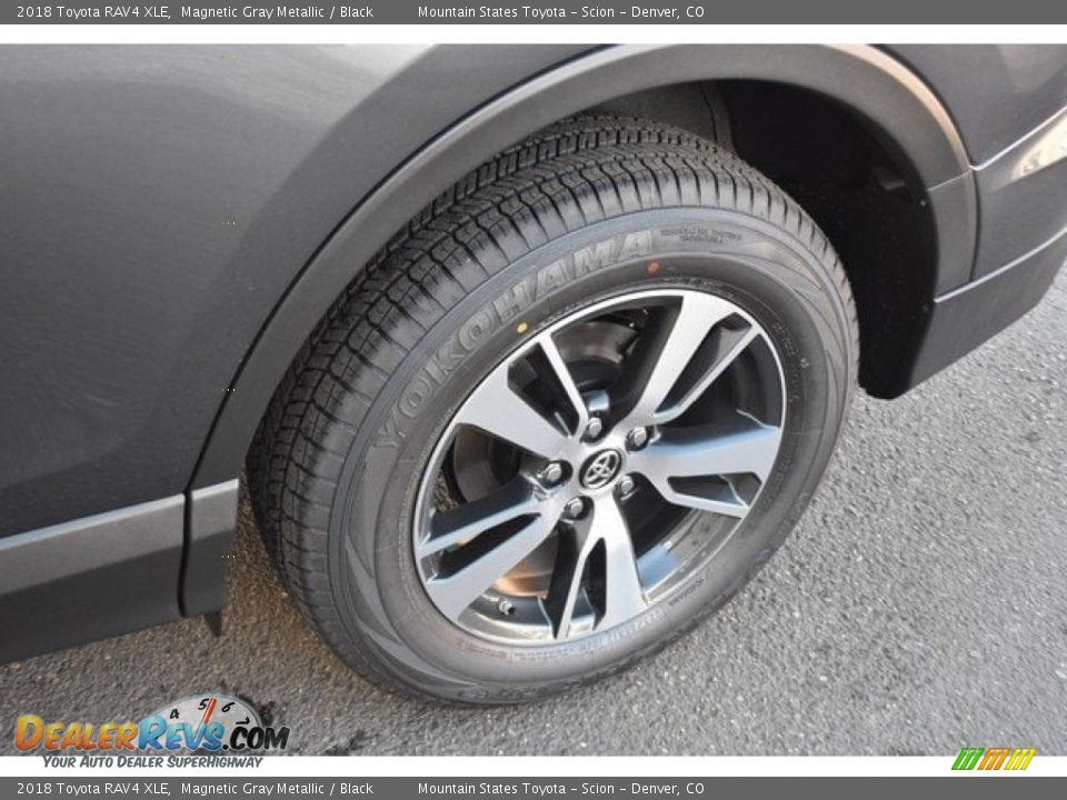 2018 Toyota RAV4 XLE Magnetic Gray Metallic / Black Photo #33