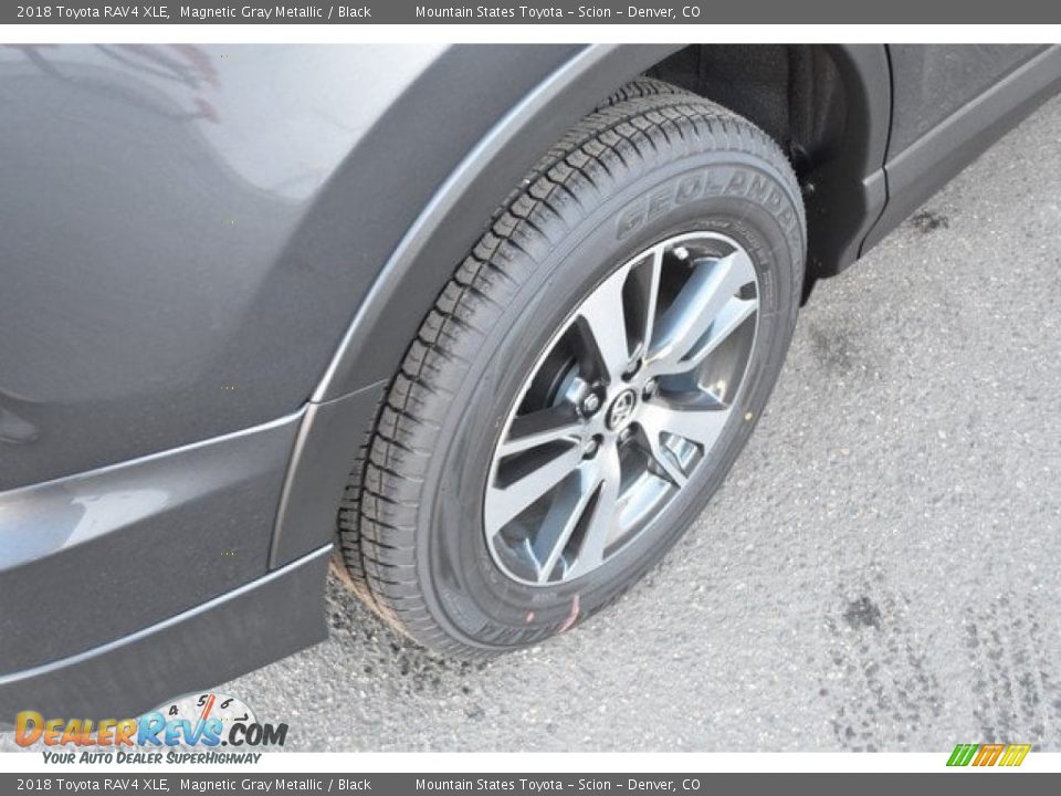 2018 Toyota RAV4 XLE Magnetic Gray Metallic / Black Photo #34