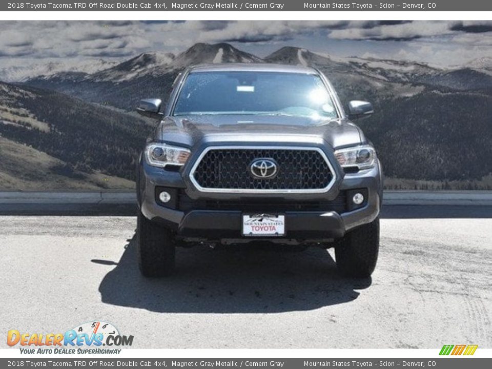 2018 Toyota Tacoma TRD Off Road Double Cab 4x4 Magnetic Gray Metallic / Cement Gray Photo #2