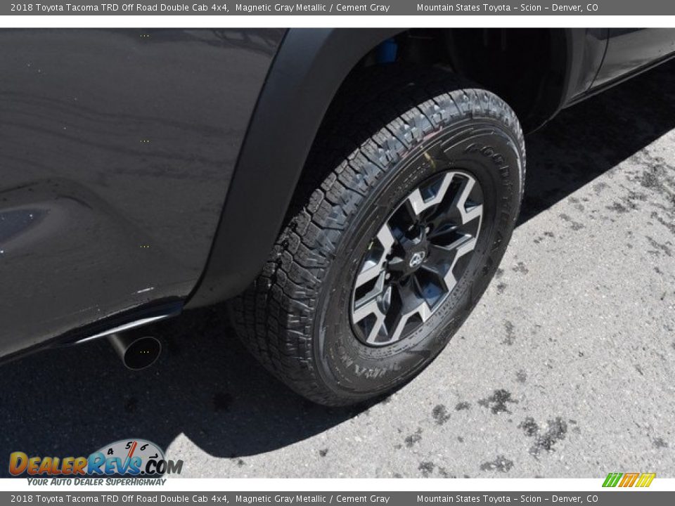 2018 Toyota Tacoma TRD Off Road Double Cab 4x4 Magnetic Gray Metallic / Cement Gray Photo #34