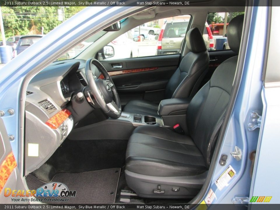 2011 Subaru Outback 2.5i Limited Wagon Sky Blue Metallic / Off Black Photo #13