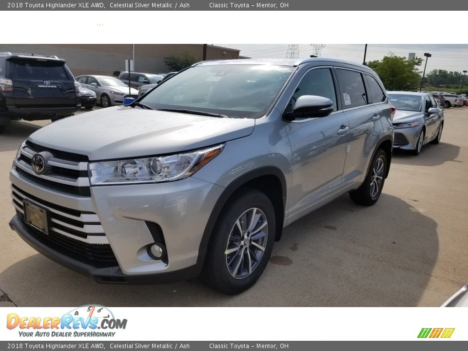 2018 Toyota Highlander XLE AWD Celestial Silver Metallic / Ash Photo #1