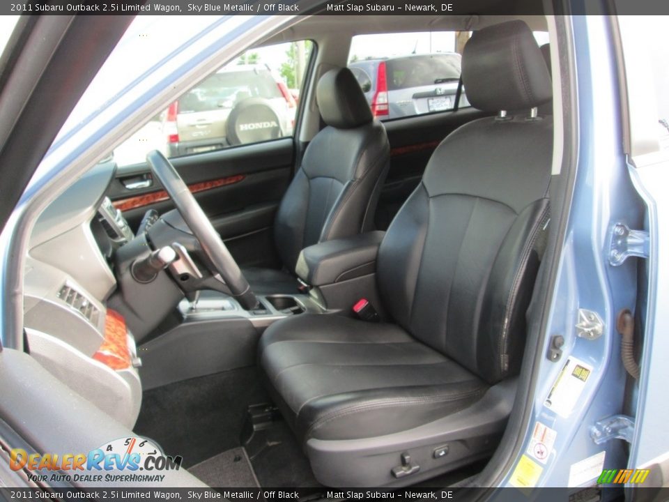 2011 Subaru Outback 2.5i Limited Wagon Sky Blue Metallic / Off Black Photo #16