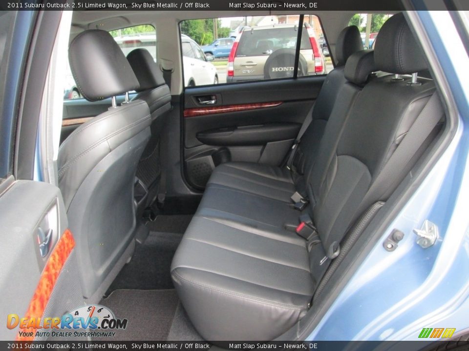 2011 Subaru Outback 2.5i Limited Wagon Sky Blue Metallic / Off Black Photo #22