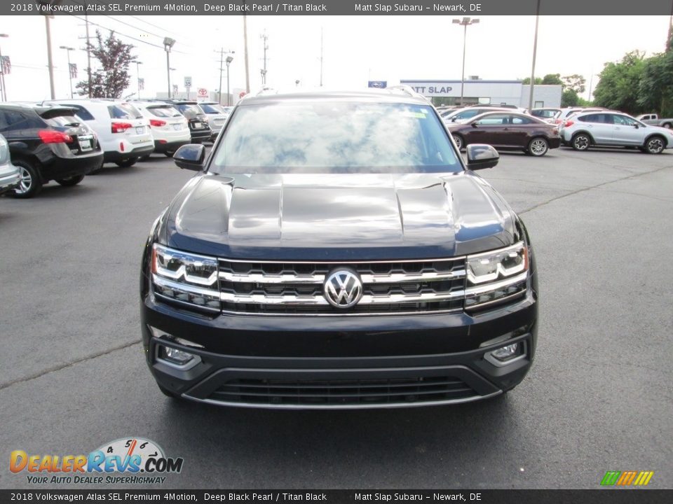 2018 Volkswagen Atlas SEL Premium 4Motion Deep Black Pearl / Titan Black Photo #3