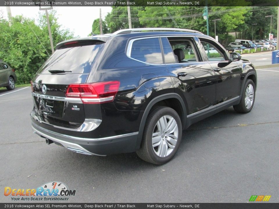 2018 Volkswagen Atlas SEL Premium 4Motion Deep Black Pearl / Titan Black Photo #6
