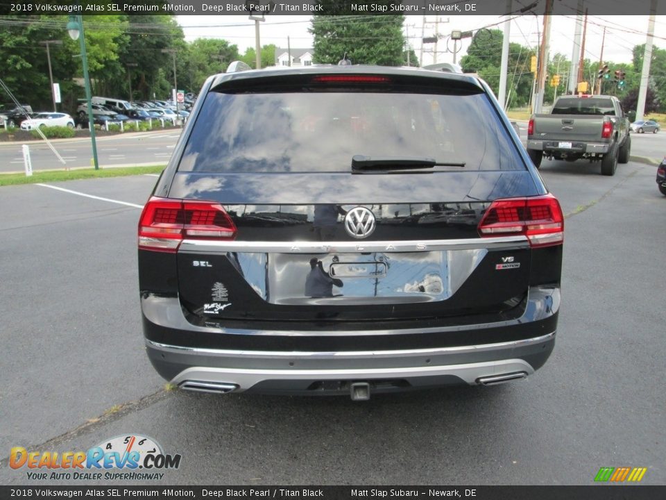 2018 Volkswagen Atlas SEL Premium 4Motion Deep Black Pearl / Titan Black Photo #7