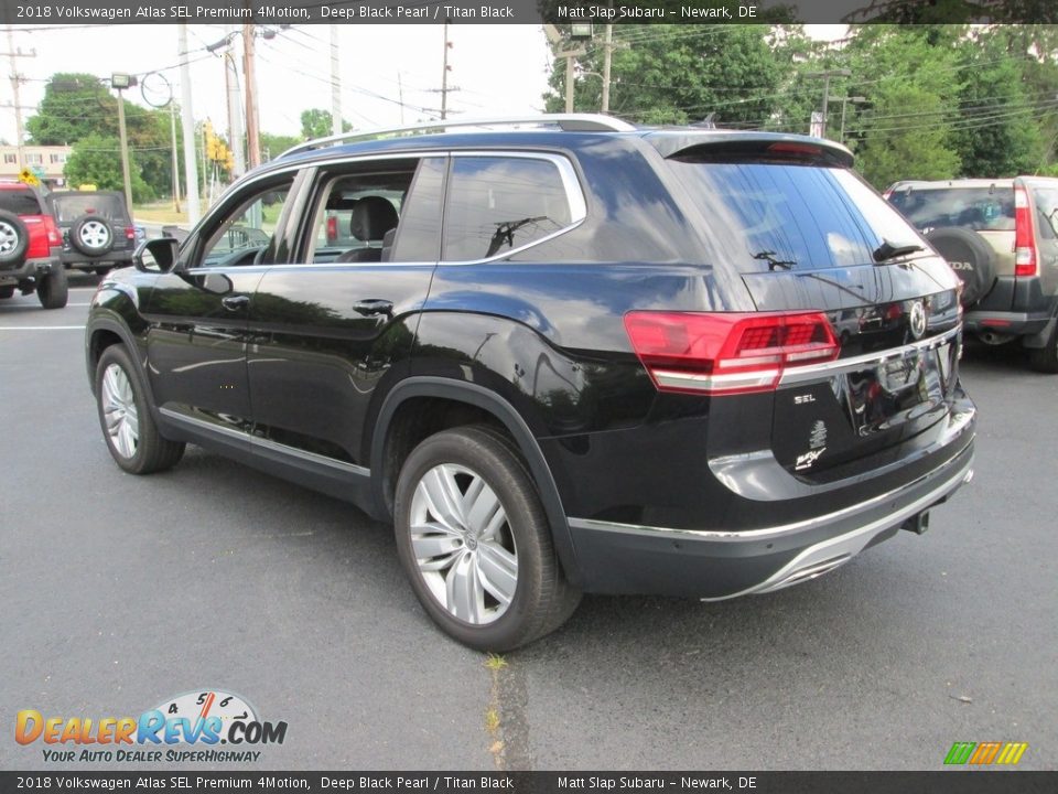 2018 Volkswagen Atlas SEL Premium 4Motion Deep Black Pearl / Titan Black Photo #8