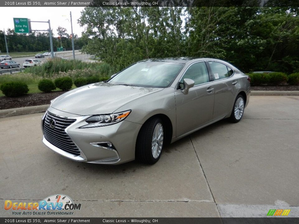 2018 Lexus ES 350 Atomic Silver / Parchment Photo #1