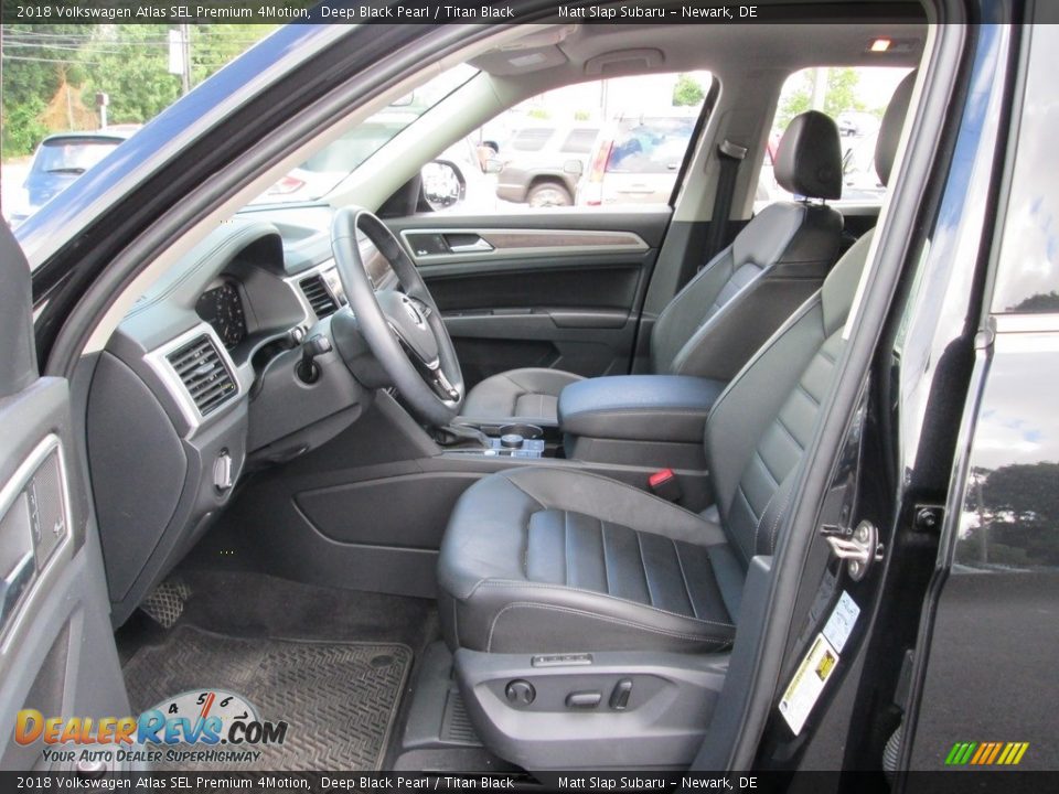 Titan Black Interior - 2018 Volkswagen Atlas SEL Premium 4Motion Photo #12