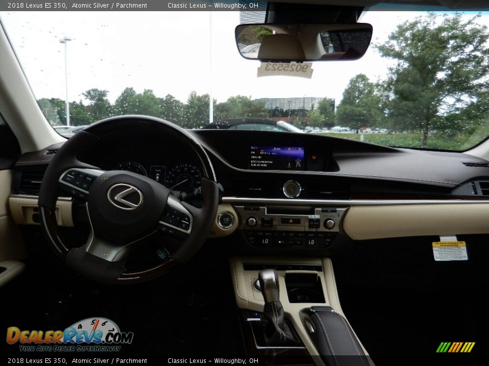 2018 Lexus ES 350 Atomic Silver / Parchment Photo #4