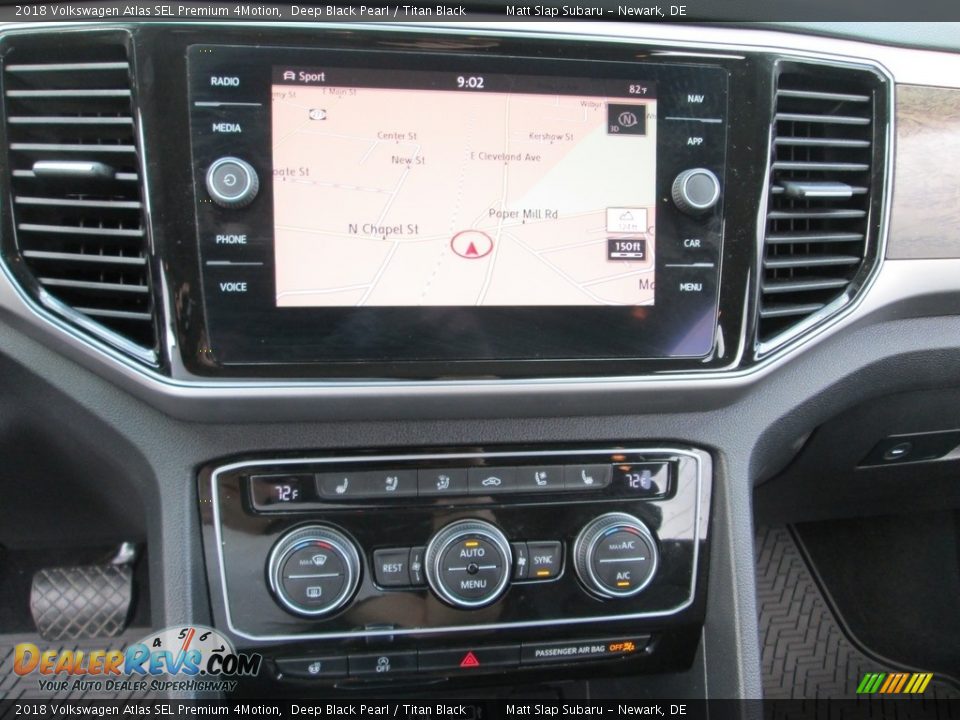 2018 Volkswagen Atlas SEL Premium 4Motion Deep Black Pearl / Titan Black Photo #24