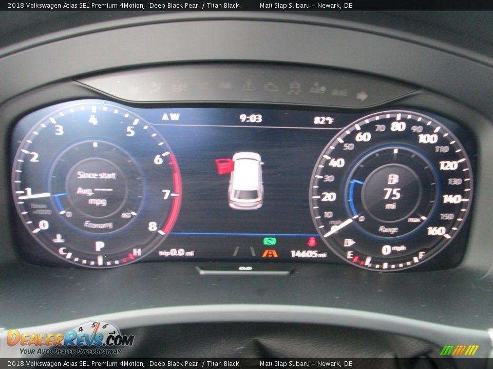 2018 Volkswagen Atlas SEL Premium 4Motion Deep Black Pearl / Titan Black Photo #26