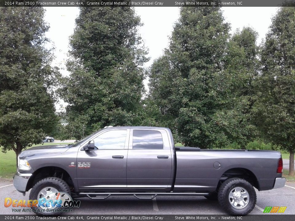 2014 Ram 2500 Tradesman Crew Cab 4x4 Granite Crystal Metallic / Black/Diesel Gray Photo #1