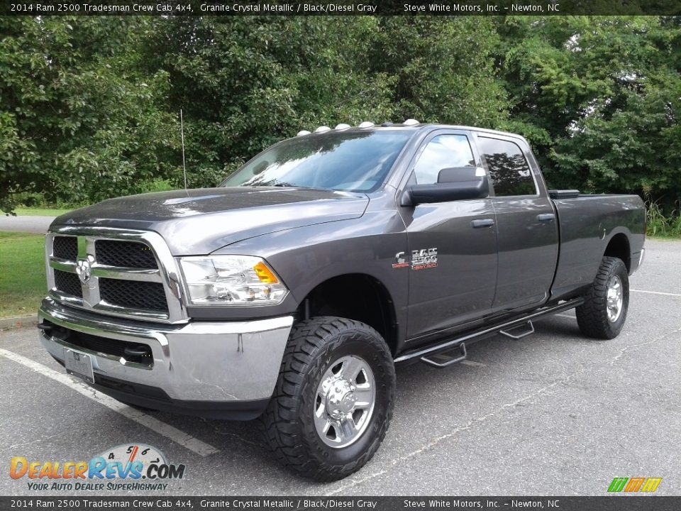 2014 Ram 2500 Tradesman Crew Cab 4x4 Granite Crystal Metallic / Black/Diesel Gray Photo #2
