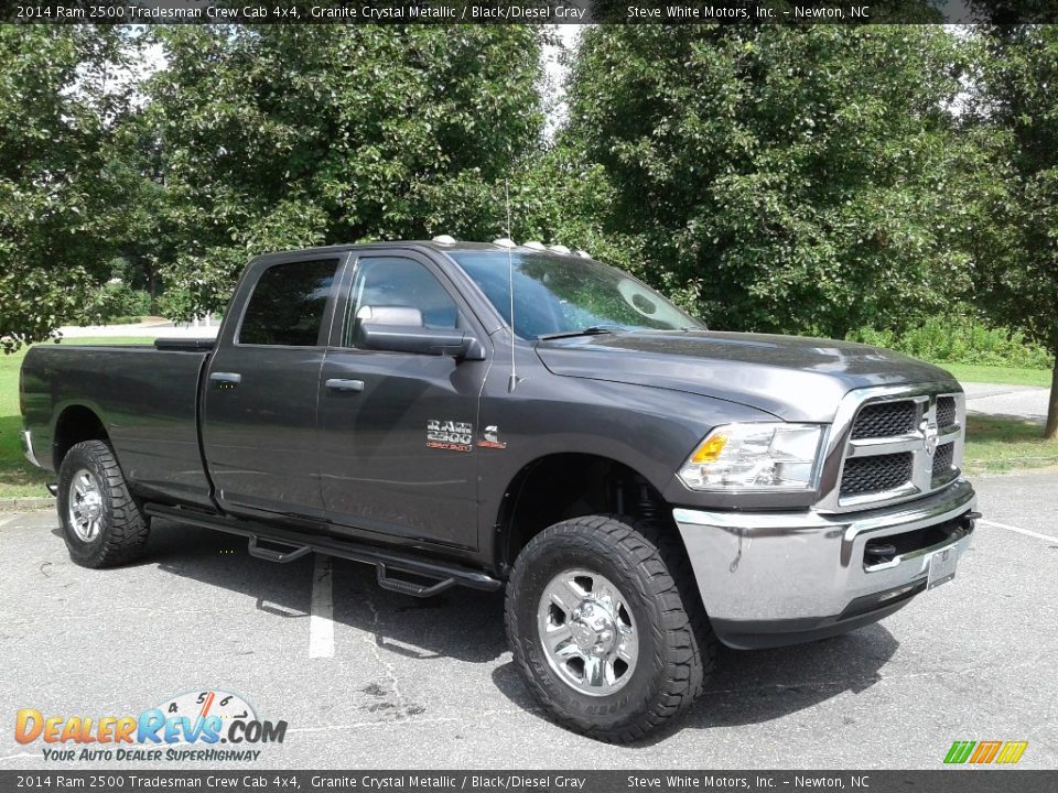 2014 Ram 2500 Tradesman Crew Cab 4x4 Granite Crystal Metallic / Black/Diesel Gray Photo #4