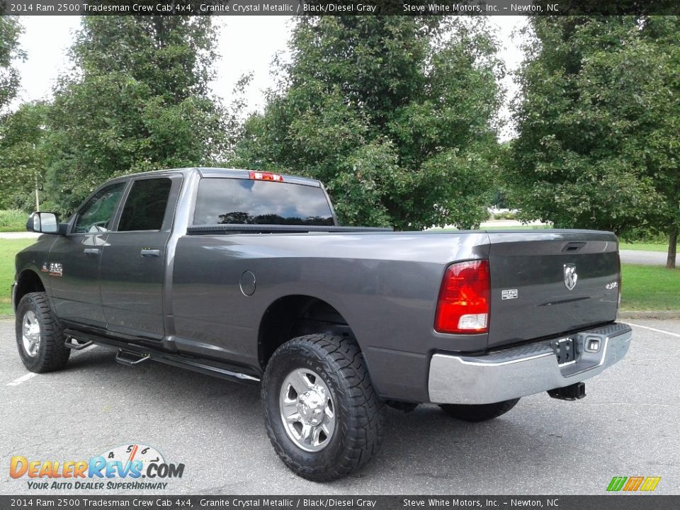 2014 Ram 2500 Tradesman Crew Cab 4x4 Granite Crystal Metallic / Black/Diesel Gray Photo #8
