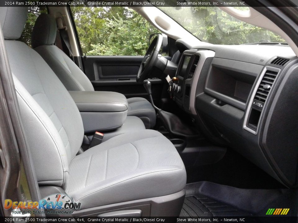 2014 Ram 2500 Tradesman Crew Cab 4x4 Granite Crystal Metallic / Black/Diesel Gray Photo #15