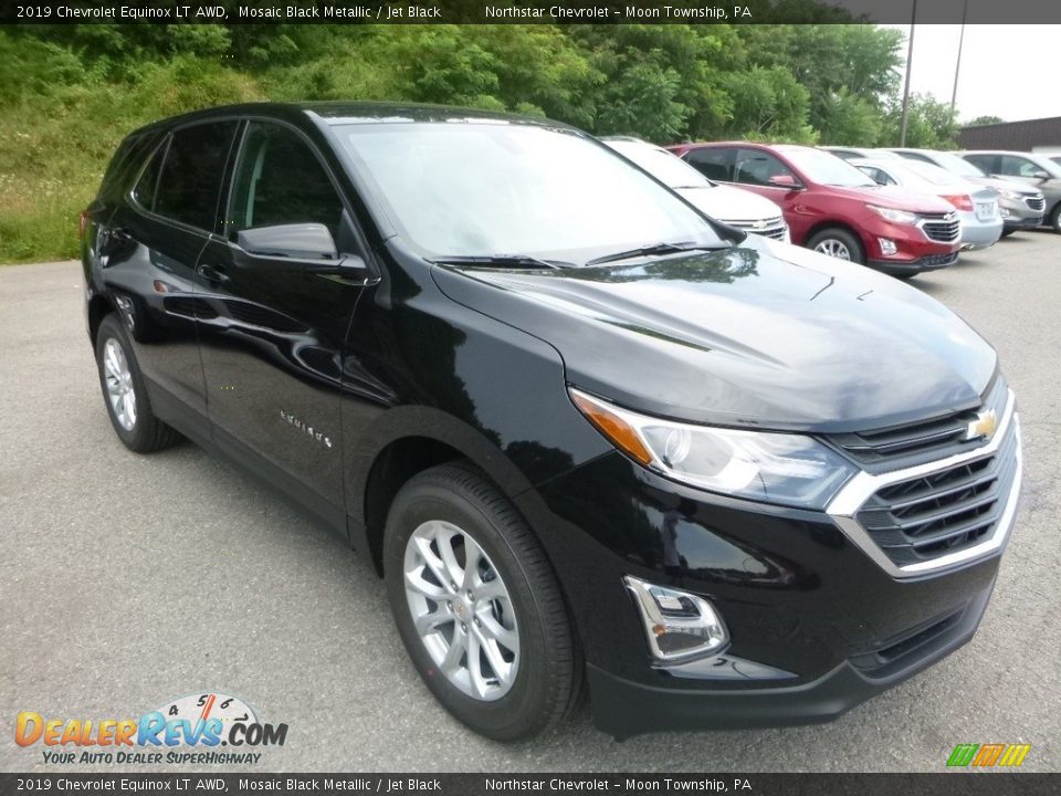 2019 Chevrolet Equinox LT AWD Mosaic Black Metallic / Jet Black Photo #7