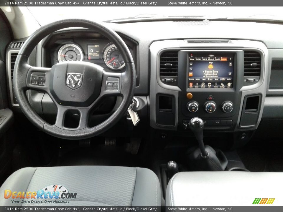 2014 Ram 2500 Tradesman Crew Cab 4x4 Granite Crystal Metallic / Black/Diesel Gray Photo #27